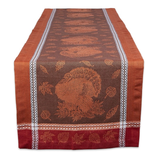 Harvest Feast Jacquard Table Runner 14" x 72"